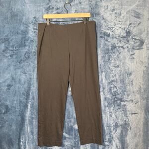 Jones Wear Petite Stretch Straight Leg Black Dress Pants Womans Size 12p